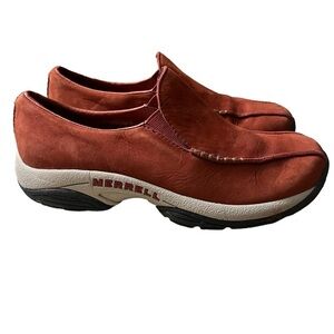 MERRELL Jungle Moccasin  Slip On Shoes Size 7 in Spiced Pumpkin